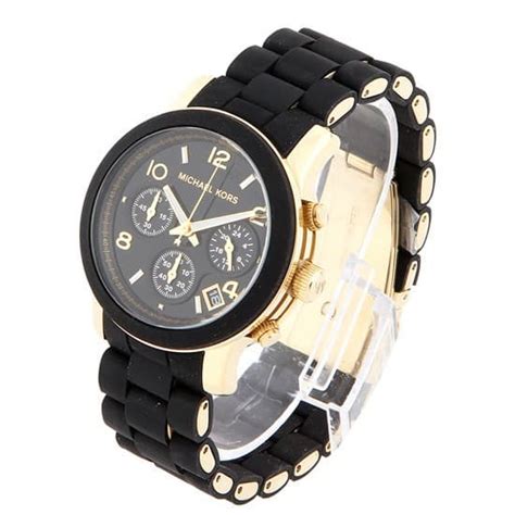 michael kors black polyurethane watch mk5191|michael kors mk5191 watch.